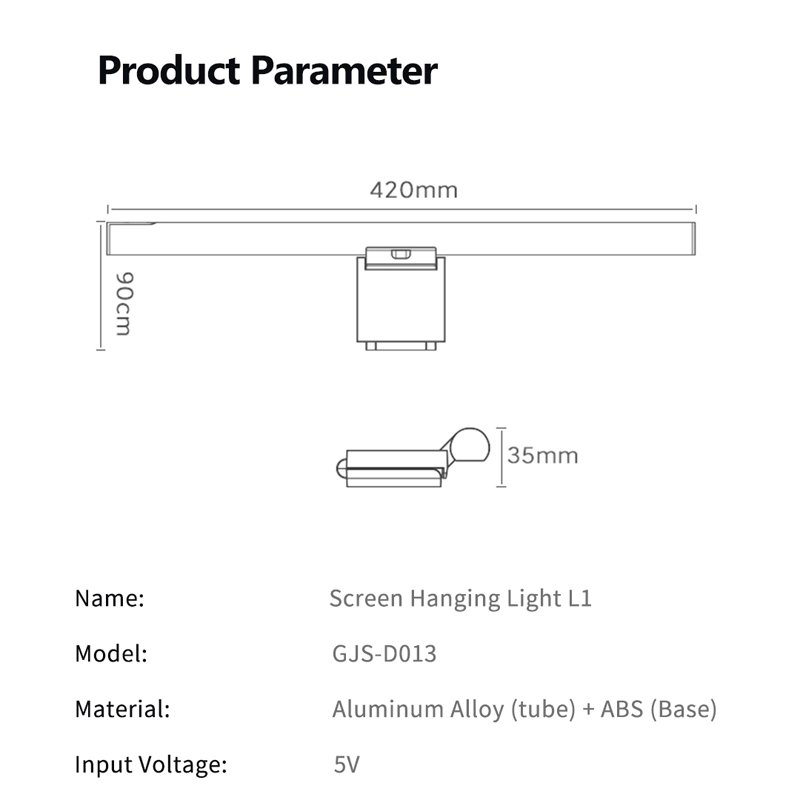 Lampara Led Monitor Light Bar Gamer Usb C + Control Remoto »